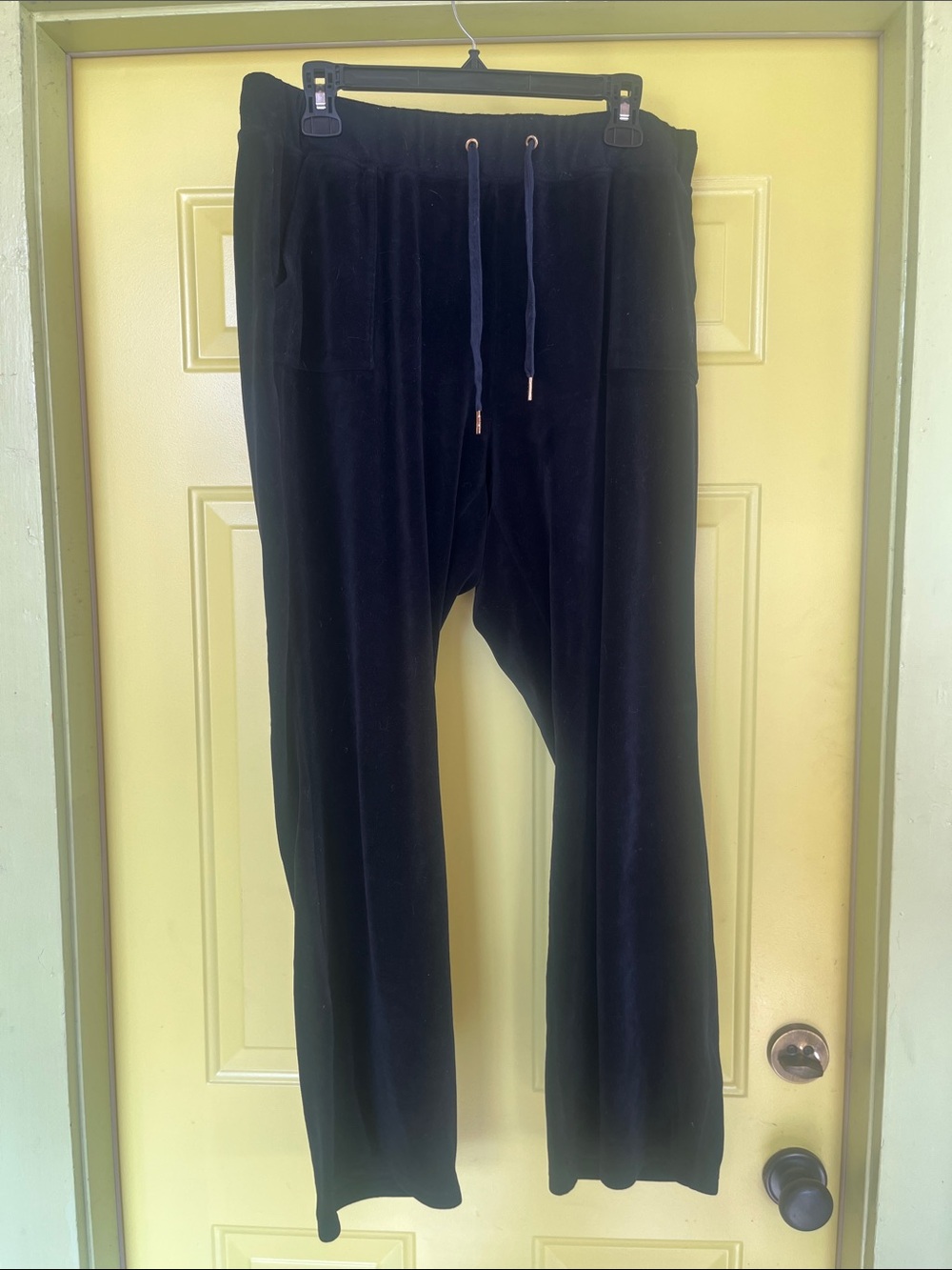 Juicy Couture velour track pants